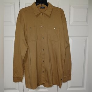 Como Pina Citton Button Up Long Sleeve Shirt Size Large